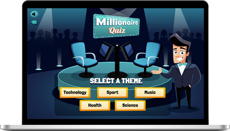 White Label Browser Game Millionaire Quiz HTML5